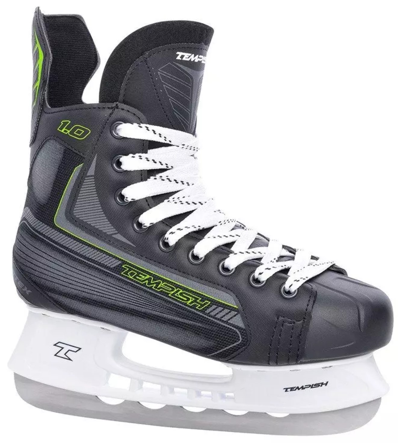 ice hockey skate Tempisch Wortex in black with green accents